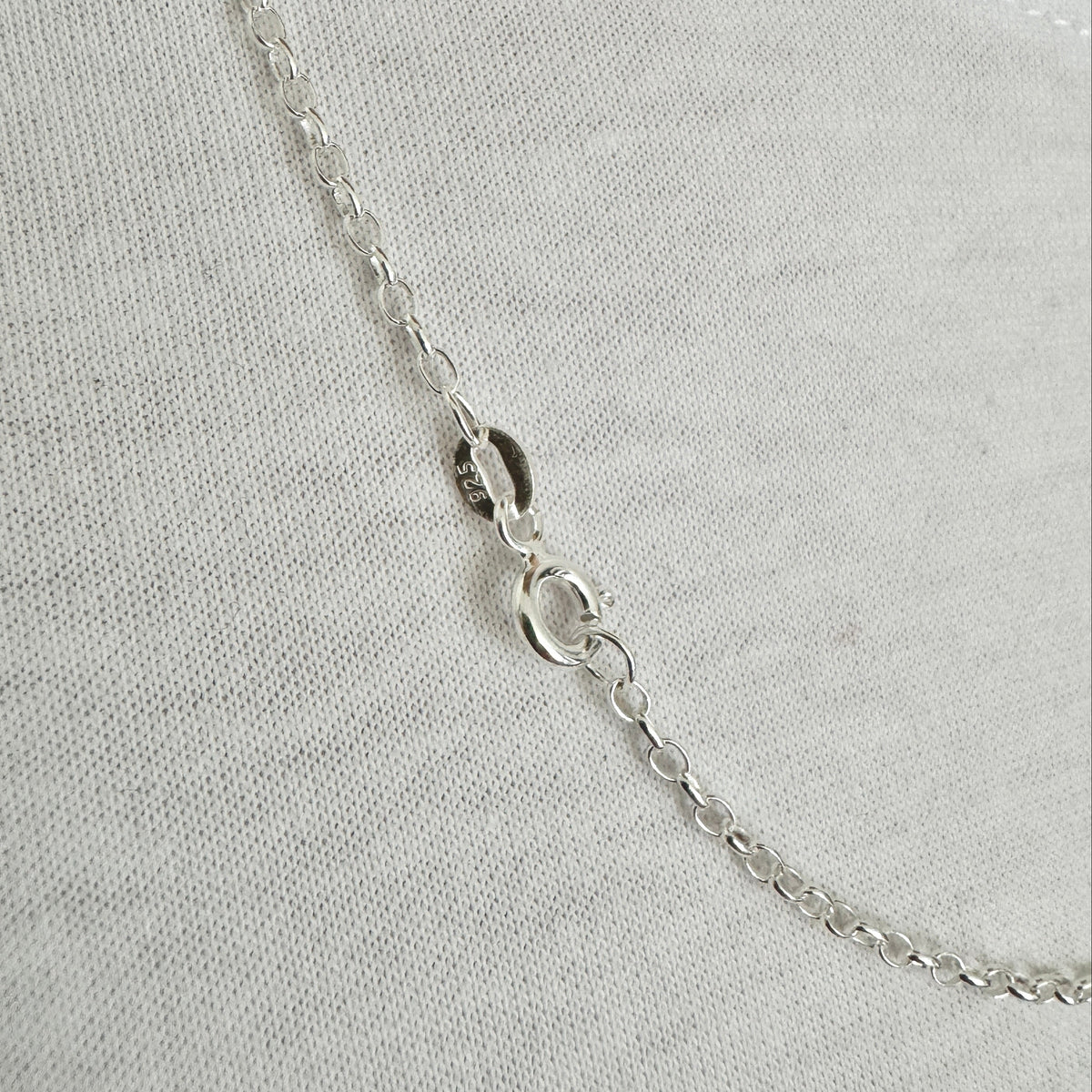 925 Sterling Silver 2mm Fine Oval Belcher Chain
