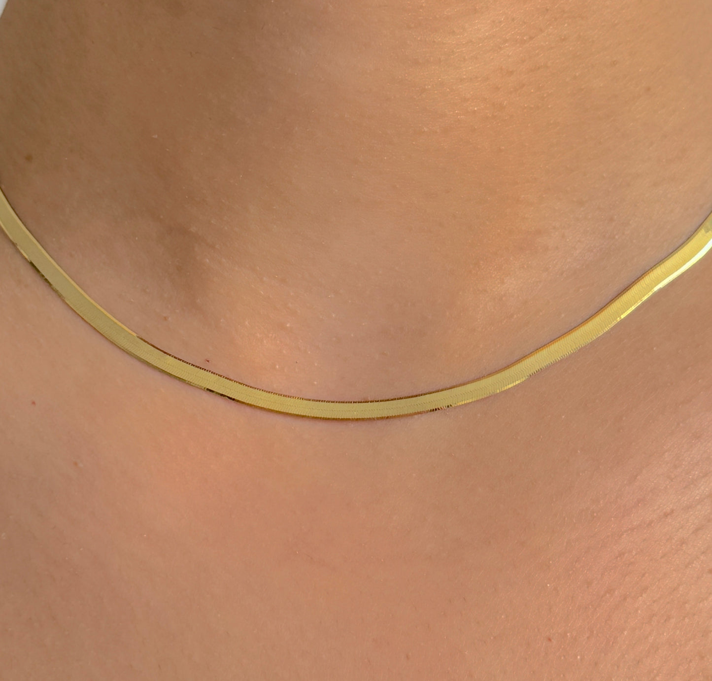 9ct Yellow Gold Women 3mm Snake Chain