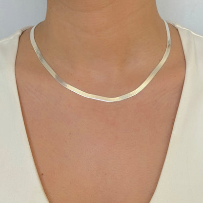 925 Sterling Silver Women 5mm Snake Chain