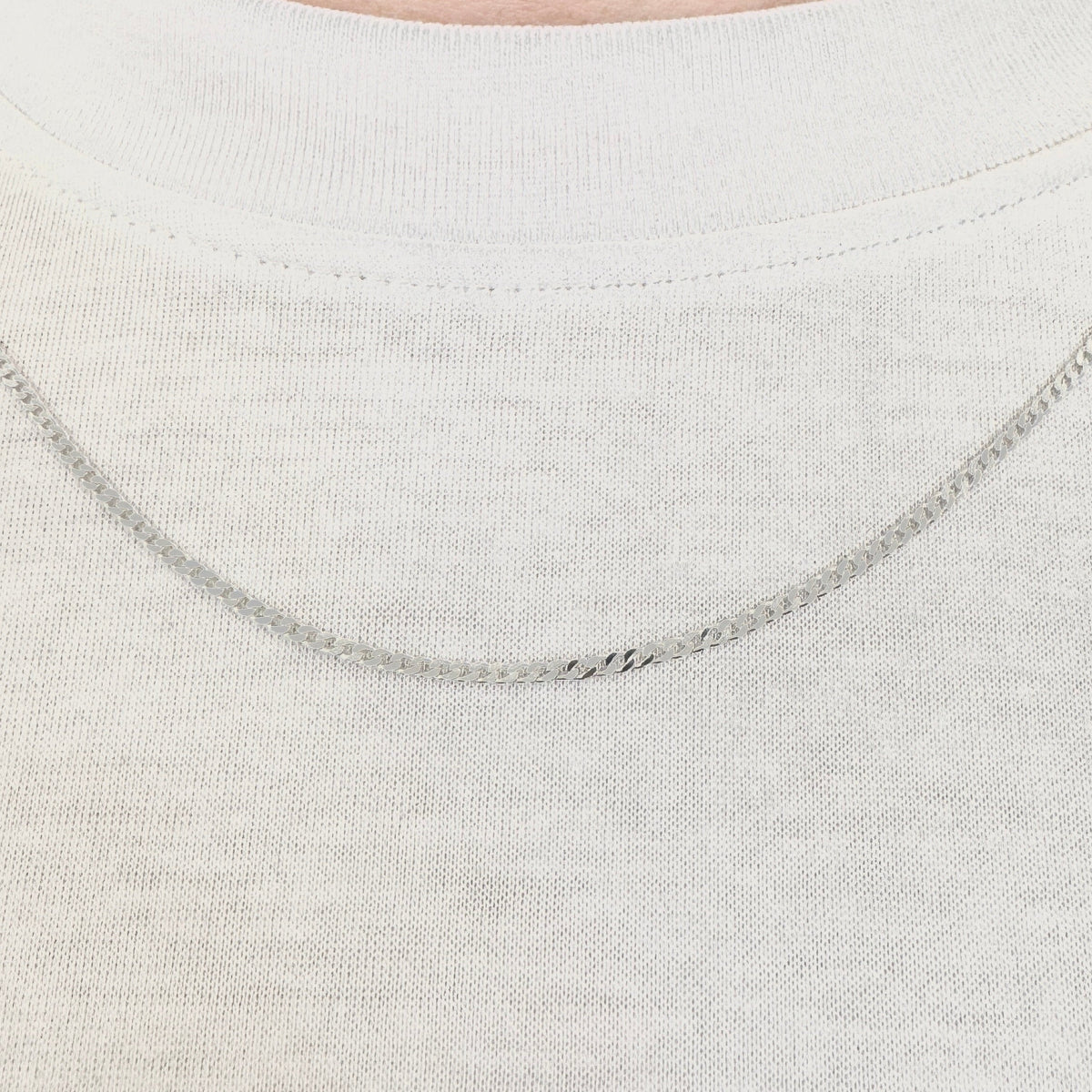 925 Sterling Silver 2mm Fine Curb Chain