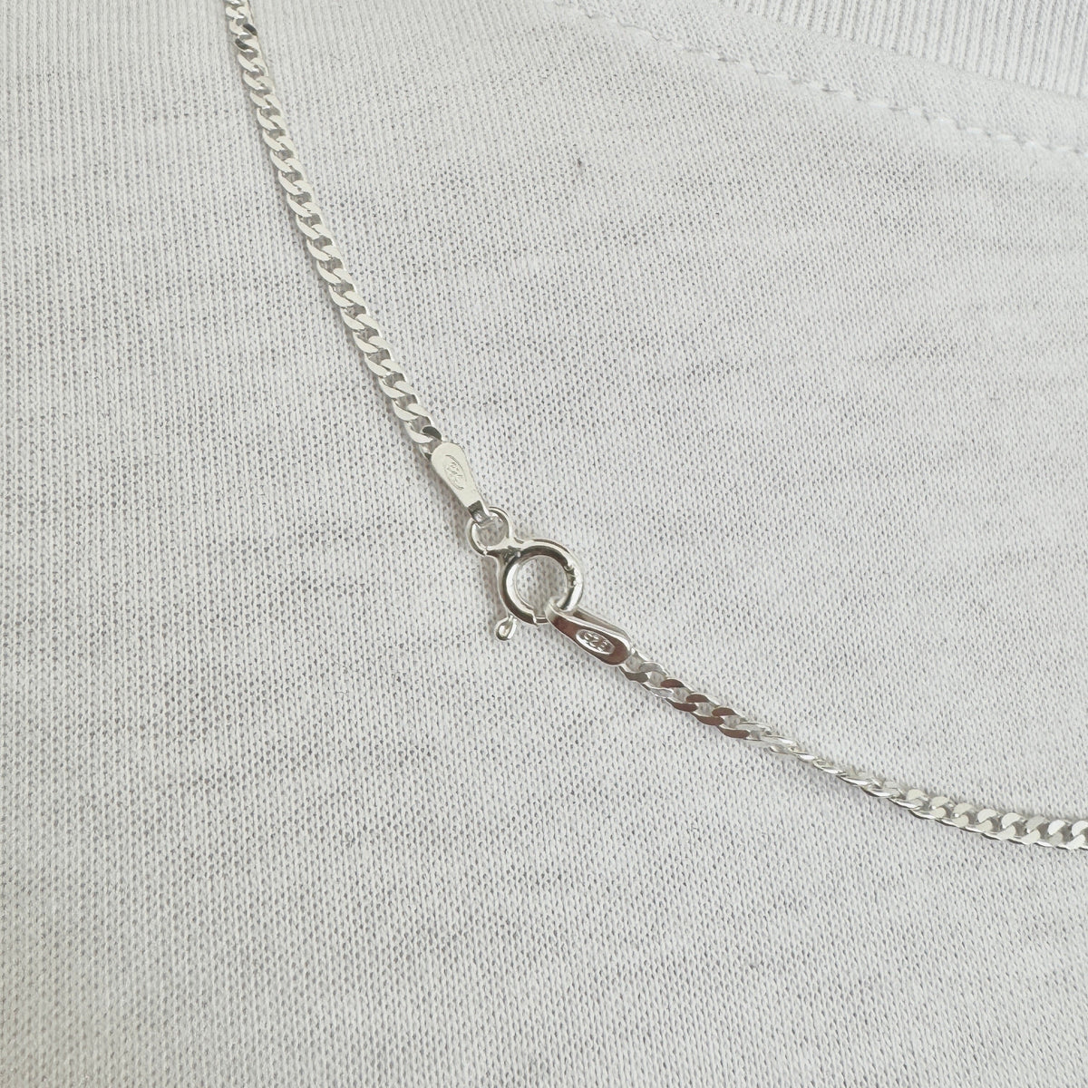 925 Sterling Silver 2mm Fine Curb Chain