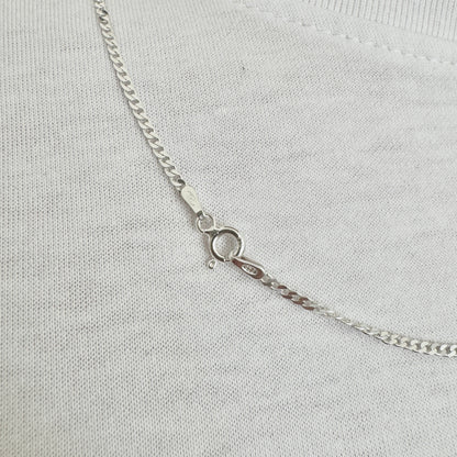 925 Sterling Silver 2mm Fine Curb Chain
