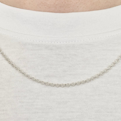 925 Sterling Silver 2mm Round Belcher Chain