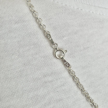925 Sterling Silver 2mm Round Belcher Chain
