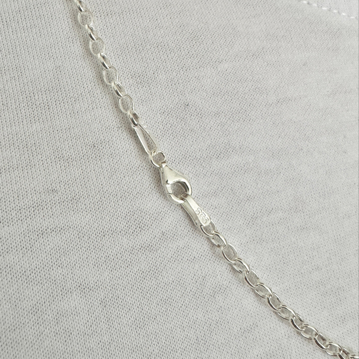 925 Sterling Silver 3mm Oval Belcher Chain