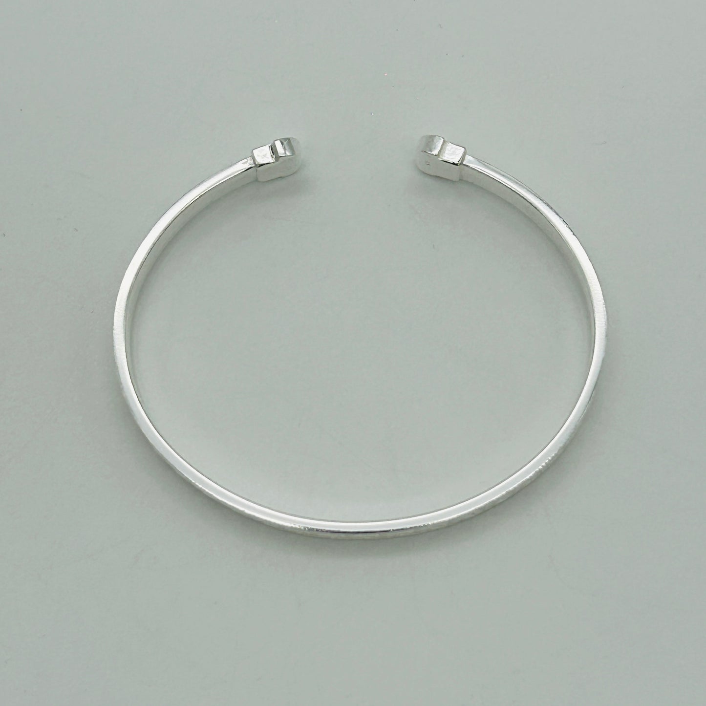 925 Sterling Silver 5mm Greek Key Unisex Torque Bangle