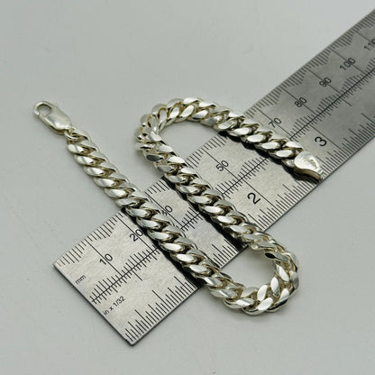 925 Sterling Silver 6mm Miami Curb Cuban Bracelet 7.5" - 8.5"