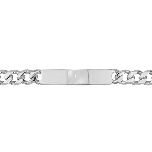925 Sterling Silver Personalised Gent's ID Bracelet - jewellerysavers