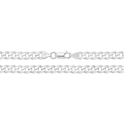 925 Sterling Silver Gent's Curb Chain - jewellerysavers
