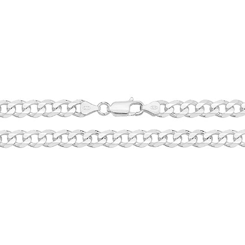 925 Sterling Silver Gent's Curb Chain - jewellerysavers